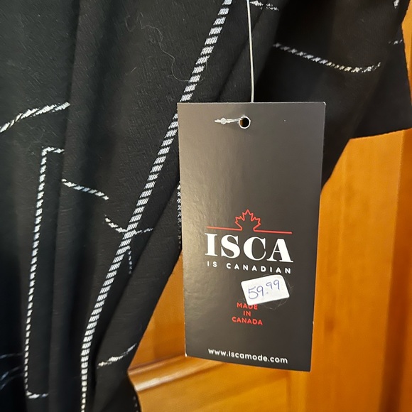 ISCA NWT woman’s black dress sz XL - Picture 6 of 11
